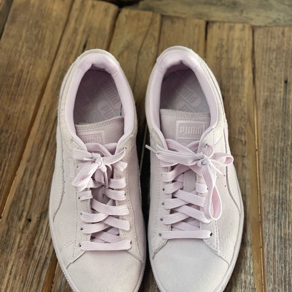 Puma Pink Suede and Leather Shoe | Pristine Condition - Picture 5 of 6